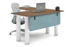 Quadro Cylinder Leg - L Shaped Corner Office Desk  [1400L x 1700W] - Thumbnail 28 