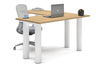 Quadro Cylinder Leg - L Shaped Corner Office Desk  [1400L x 1700W] - Thumbnail 12 