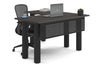 Quadro Cylinder Leg - L Shaped Corner Office Desk  [1400L x 1700W] - Thumbnail 80 