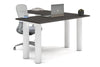 Quadro Cylinder Leg - L Shaped Corner Office Desk  [1400L x 1700W] - Thumbnail 32 