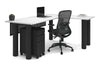Quadro Cylinder Leg - L Shaped Corner Office Desk  [1800L x 1700W] - Thumbnail 51 