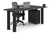 Quadro Cylinder Leg - L Shaped Corner Office Desk  [1800L x 1700W] - Thumbnail 72 