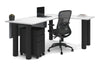 Quadro Cylinder Leg - L Shaped Corner Office Desk  [1800L x 1700W] - Thumbnail 45 