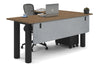 Quadro Cylinder Leg - L Shaped Corner Office Desk  [1800L x 1700W] - Thumbnail 64 