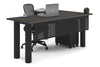 Quadro Cylinder Leg - L Shaped Corner Office Desk  [1800L x 1700W] - Thumbnail 80 