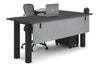 Quadro Cylinder Leg - L Shaped Corner Office Desk  [1800L x 1700W] - Thumbnail 74 