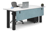 Quadro Cylinder Leg - L Shaped Corner Office Desk  [1800L x 1700W] - Thumbnail 48 
