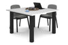 Quadro Cylinder Leg Modern Boardroom Rectangle Table  [1200L x 1200W] - Thumbnail 7 