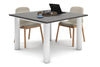 Quadro Cylinder Leg Modern Boardroom Rectangle Table  [1200L x 1200W] - Thumbnail 5 