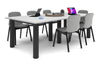 Quadro Cylinder Leg Modern Boardroom Rectangle Table [2400L x 1200W] - Thumbnail 13 