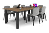 Quadro Cylinder Leg Modern Boardroom Rectangle Table [2400L x 1200W] - Thumbnail 18 