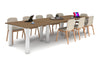 Quadro Cylinder Leg Modern Boardroom Rectangle Table [3600L x 1200W] - Thumbnail 4 