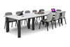 Quadro Cylinder Leg Modern Boardroom Rectangle Table [3600L x 1200W] - Thumbnail 7 