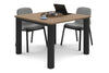 Quadro Cylinder Leg Modern Boardroom Rectangle Table - Rounded Corners [1100L x 1100W with Rounded Corners] - Thumbnail 8 