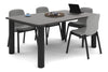 Quadro Cylinder Leg Modern Boardroom Rectangle Table - Rounded Corners [1800L x 1100W with Rounded Corners] - Thumbnail 9 