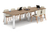 Quadro Cylinder Leg Modern Boardroom Rectangle Table - Rounded Corners [3200L x 1100W with Rounded Corners] - Thumbnail 5 