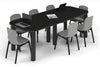 Quadro Cylinder Leg Modern Boardroom Table - Large Rounded Corners [2400L x 1000W with Large Rounded Corners] - Thumbnail 7 