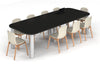 Quadro Cylinder Leg Modern Boardroom Table - Large Rounded Corners [3000L x 1200W with Large Rounded Corners] - Thumbnail 8 