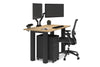 Quadro Cylinder Leg Office Desk [1200L x 700W] - Thumbnail 8 
