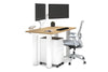 Quadro Cylinder Leg Office Desk [1200L x 700W] - Thumbnail 4 