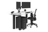 Quadro Cylinder Leg Office Desk [1600L x 700W] - Thumbnail 7 