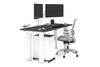 Quadro Cylinder Leg Office Desk [1600L x 700W] - Thumbnail 6 