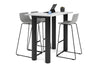 Quadro Cylinder Legs Counter Table  [1200L x 700W] - Thumbnail 6 