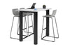 Quadro Cylinder Legs Counter Table  [1400L x 800W] - Thumbnail 6 