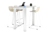 Quadro Cylinder Legs Counter Table  [1400L x 800W] - Thumbnail 1 