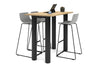 Quadro Cylinder Legs Counter Table  [1600L x 700W] - Thumbnail 8 