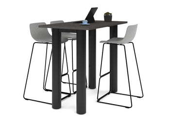 Quadro Cylinder Legs Counter Table [1600L x 700W] Jasonl 