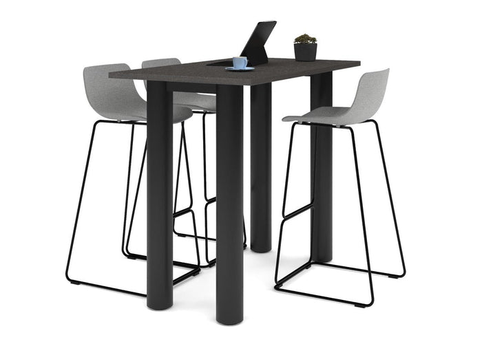 Quadro Cylinder Legs Counter Table [1600L x 700W] Jasonl 