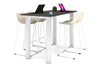 Quadro Cylinder Legs Counter Table  [1600L x 800W] - Thumbnail 5 