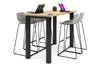 Quadro Cylinder Legs Counter Table  [1800L x 800W] - Thumbnail 7 