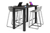 Quadro Cylinder Legs Counter Table  [1800L x 800W] - Thumbnail 9 