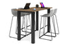 Quadro Cylinder Legs Counter Table  [1800L x 800W] - Thumbnail 8 
