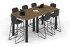 Quadro Cylinder Legs Counter Table - Large Rounded Corners [2400L x 1200W with Large Rounded CornersW] - Thumbnail 5 