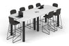 Quadro Cylinder Legs Counter Table - Large Rounded Corners [3000L x 1200W with Large Rounded CornersW] - Thumbnail 4 