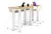 Quadro Cylinder Legs Large Counter Table [3200L x 700W] - Thumbnail 3 