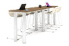 Quadro Cylinder Legs Large Counter Table [3200L x 700W] - Thumbnail 3 