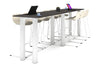 Quadro Cylinder Legs Large Counter Table [3600L x 700W] - Thumbnail 4 
