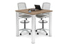 Quadro Cylinder Legs Large Counter Table - Rounded Corners [1100L x 1100W with Rounded Corners] - Thumbnail 4 