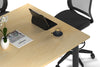 Quadro Cylinder Legs Mobile Large Counter Table [1200L x 1200W] - Thumbnail 6 