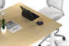 Quadro Cylinder Legs Mobile Large Counter Table [1200L x 1200W] - Thumbnail 2 