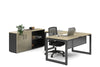 Quadro Loop Legs L-Shaped Executive Setting - Black Legs [1800L x 1700W] - Thumbnail 4 