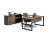 Quadro Loop Legs L-Shaped Executive Setting - Black Legs [1800L x 1700W] - Thumbnail 7 