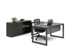Quadro Loop Legs L-Shaped Executive Setting - Black Legs [1800L x 1700W] - Thumbnail 10 
