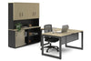 Quadro Loop Legs L-Shaped Executive Setting - Black Legs [1800L x 1700W] - Thumbnail 30 