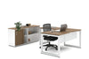 Quadro Loop Legs L-Shaped Executive Setting - White Legs [1800L x 1700W] - Thumbnail 32 