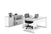 Quadro Loop Legs L-Shaped Executive Setting - White Legs [1800L x 1700W] - Thumbnail 26 